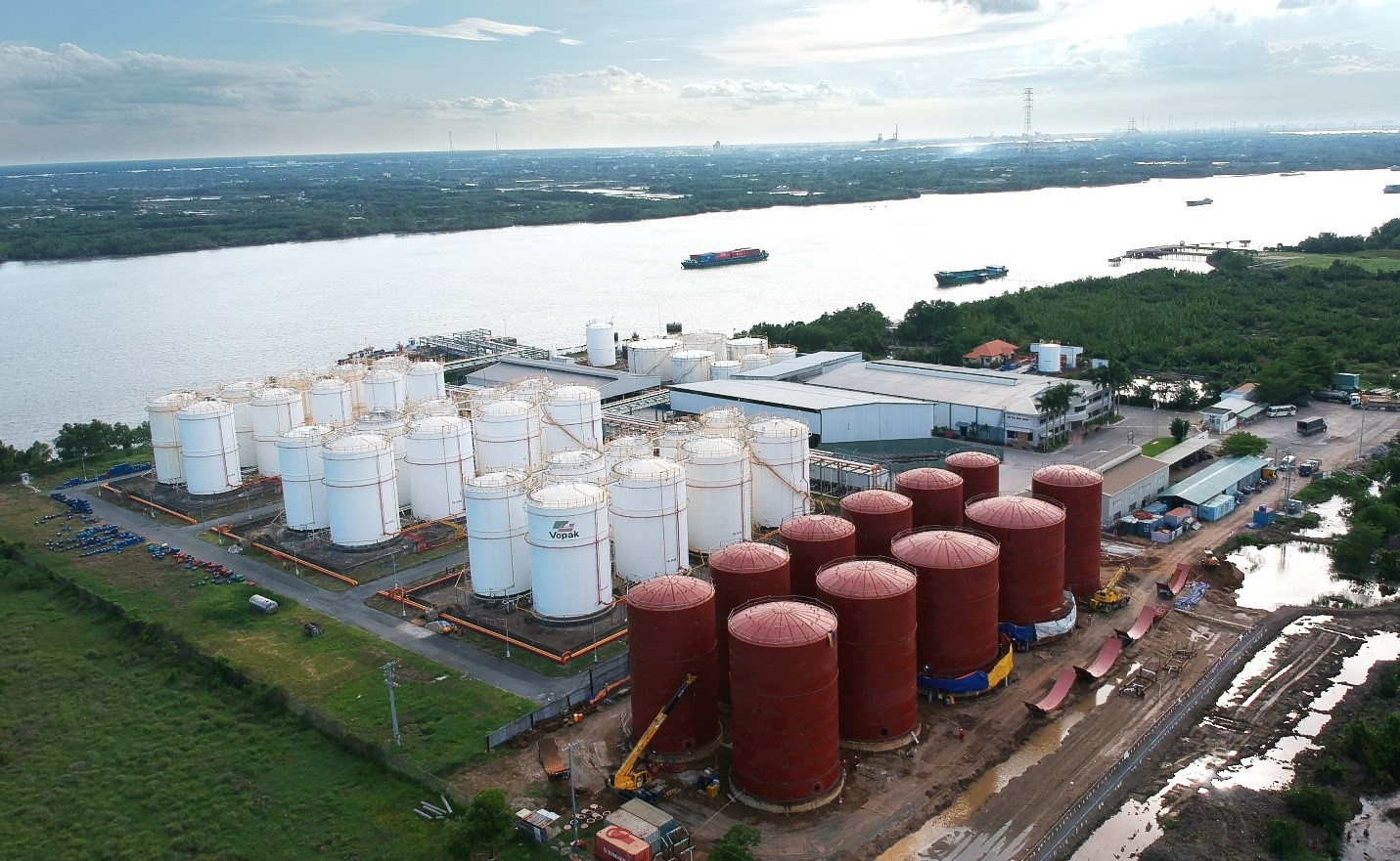 Dự án Mở rộng nhà máy Vopak giai đoạn III dự kiến hoàn thành vượt tiến độ