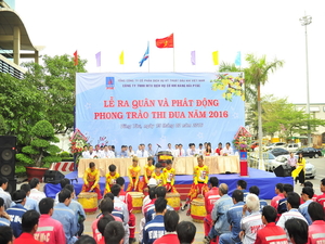 Công ty PTSC M&amp;C tổ chức Lễ ra quân và phát động phong trào thi đua Xuân Bính Thân năm 2016