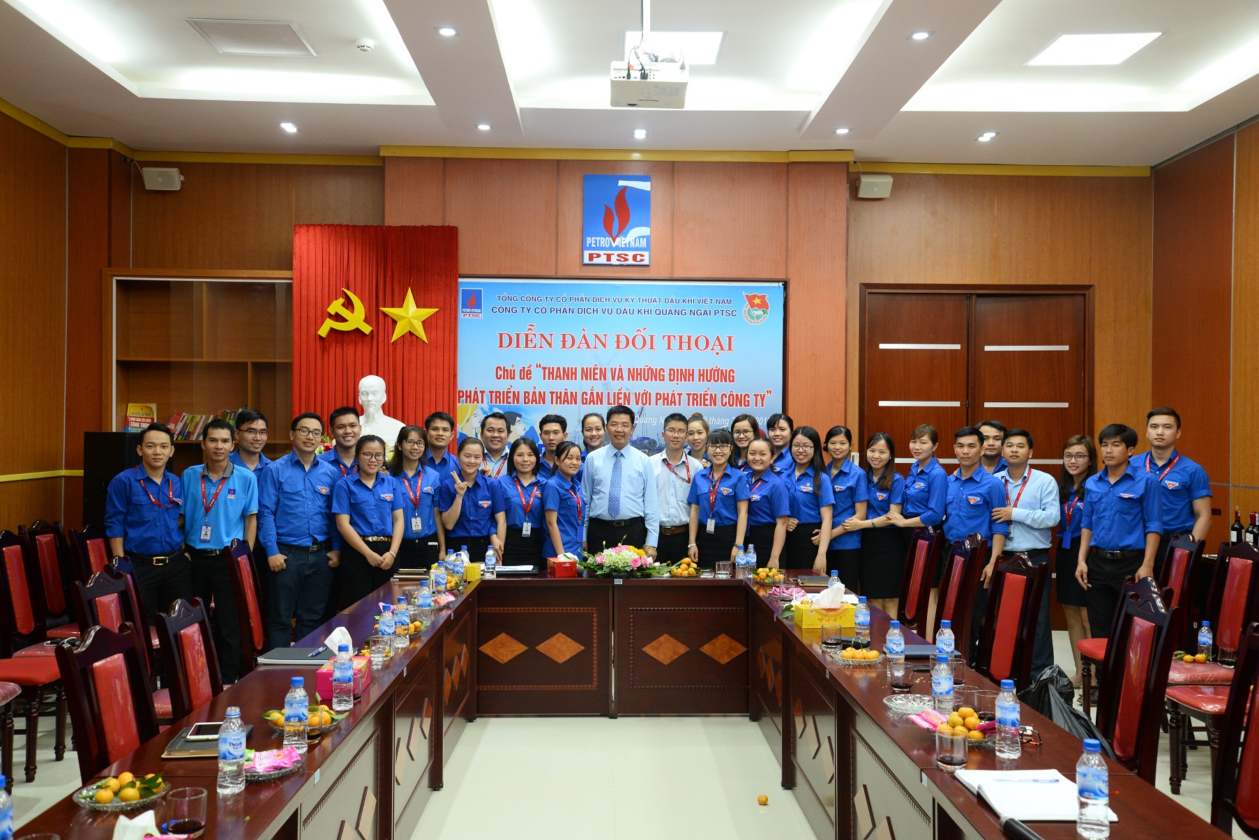 Đoàn Thanh niên PTSC Quảng Ngãi tổ chức Diễn đàn đối thoại “Thanh niên và những định hướng phát triển bản thân gắn liền với phát triển Công ty”