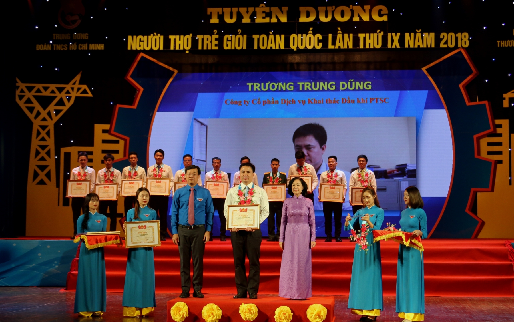 Đoàn viên Thanh niên Tổng công ty được tuyên dương Người thợ trẻ giỏi toàn quốc năm 2018