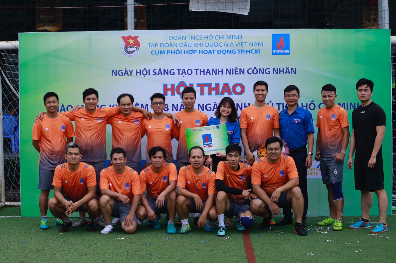 Đoàn Thanh niên Cơ quan Tổng công ty tham gia hội thao cụm phối hợp hoạt động Tp.HCM năm 2018