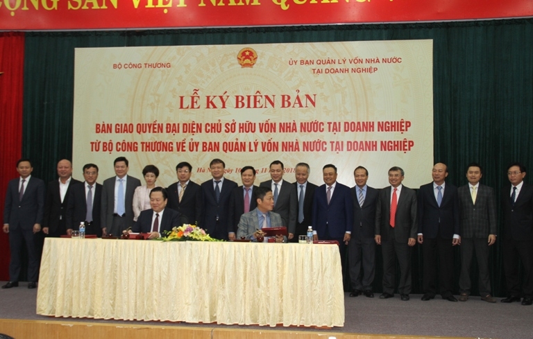 Bộ Công Thương bàn giao quyền đại diện chủ sở hữu PVN về Ủy ban Quản lý vốn Nhà nước