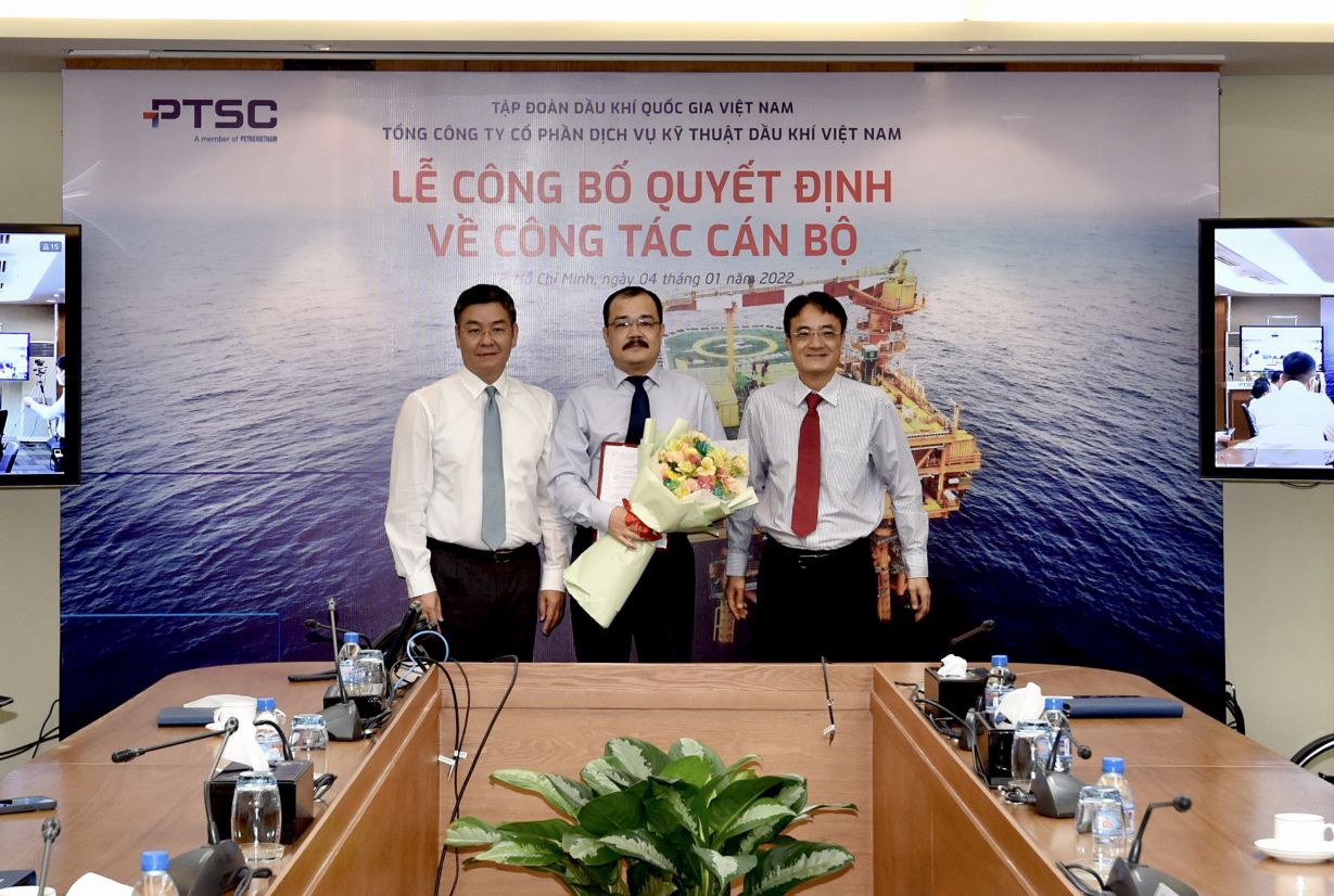 PTSC công bố nghị quyết về kết quả bầu thành viên HĐQT và trao quyết định bổ nhiệm cán bộ