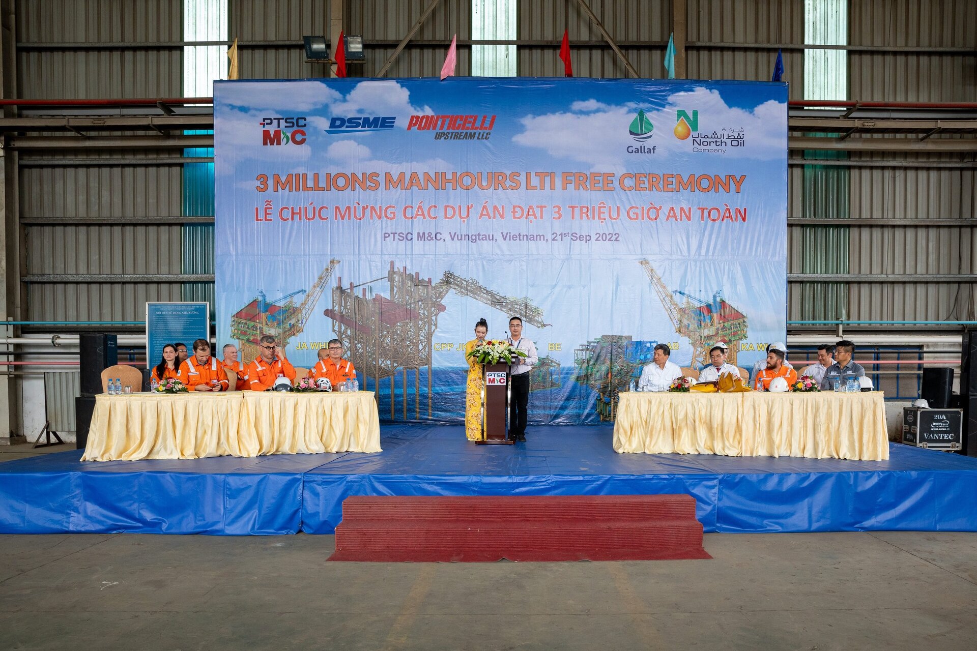 Các dự án NOC tổ chức lễ 3 triệu giờ làm việc an toàn