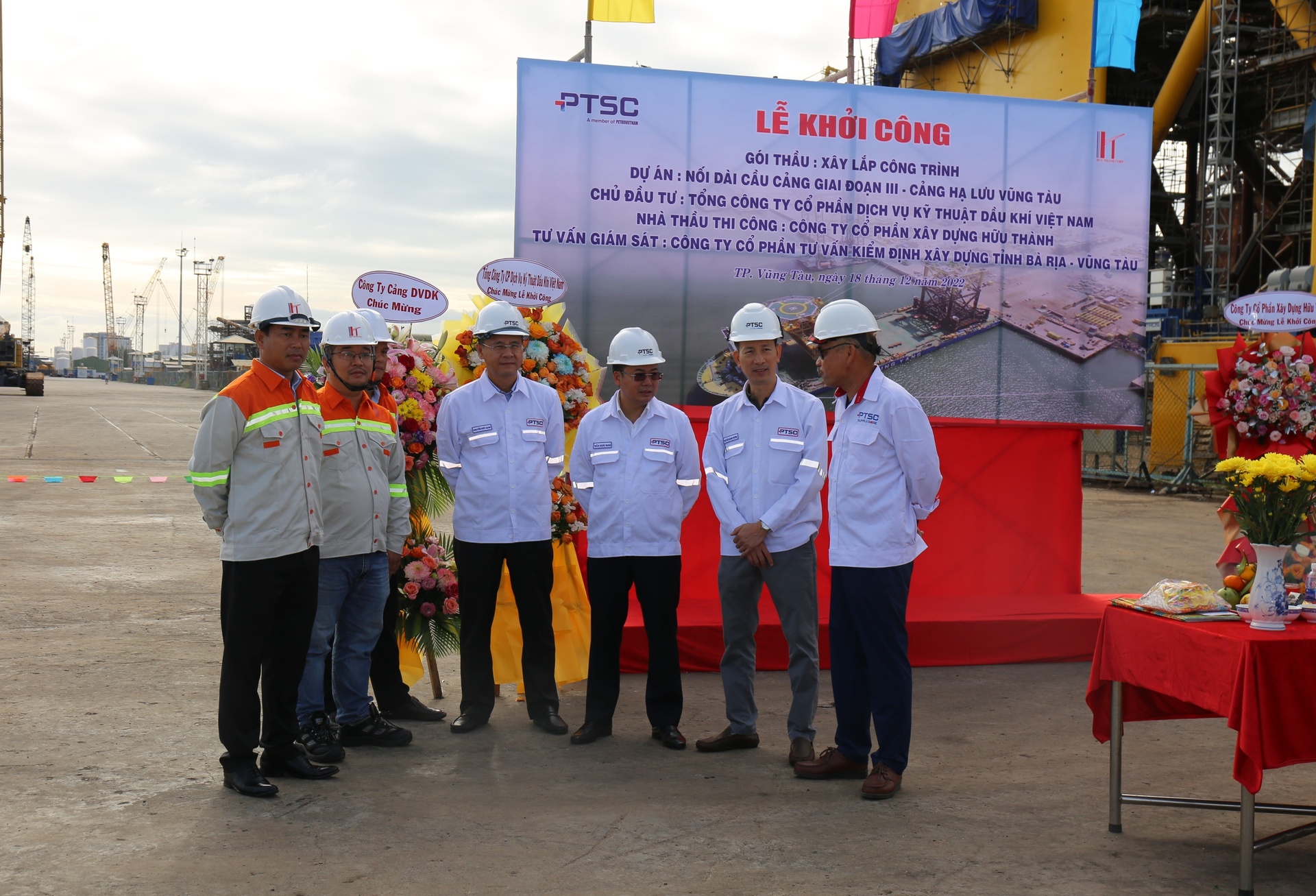 PTSC khởi công dự án "Nối dài cầu cảng" - Cảng hạ lưu Vũng Tàu