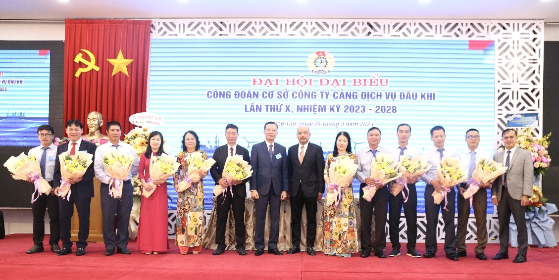 Công đoàn Cơ sở Công ty Cảng Dịch vụ Dầu khí tổ chức thành công Đại hội Đại biểu lần thứ X, nhiệm kỳ 2023-2028
