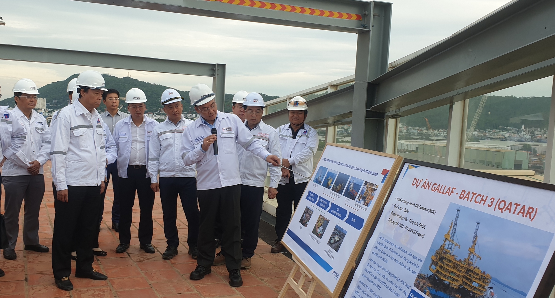 Lãnh đạo UBND Tỉnh Bà Rịa – Vũng Tàu thăm và làm việc với PTSC