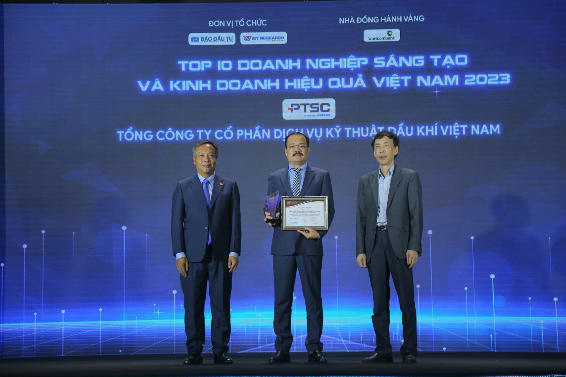 PTSC được vinh danh "Doanh nghiệp Sáng tạo và Kinh doanh hiệu quả Việt Nam năm 2023"