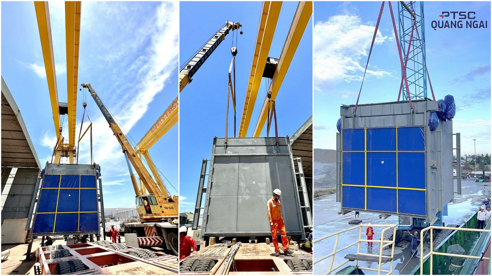 PTSC Quảng Ngãi bàn giao thành công lô hàng thiết bị đầu tiên đến Ả Rập Xê Út