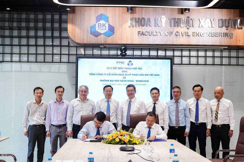 PTSC ký Thỏa thuận hợp tác với Trường Đại học Bách khoa