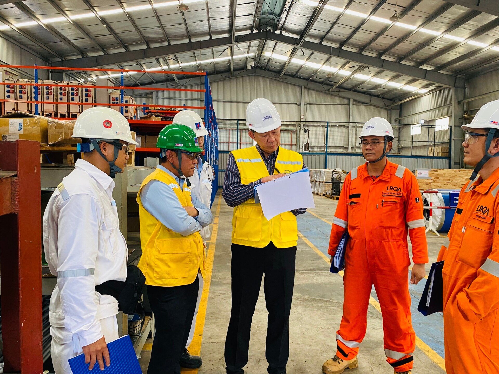 PTSC Quảng Ngãi đánh giá tái chứng nhận hợp chuẩn công tác chế tạo, lắp đặt, sửa chữa và hoán cải lò hơi, bình áp lực theo tiêu chuẩn ASME “U,S” và NBIC “R”