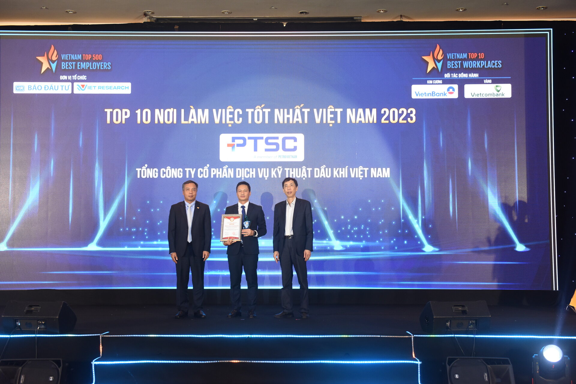 PTSC nằm trong danh sách Top 10 nơi làm việc tốt nhất