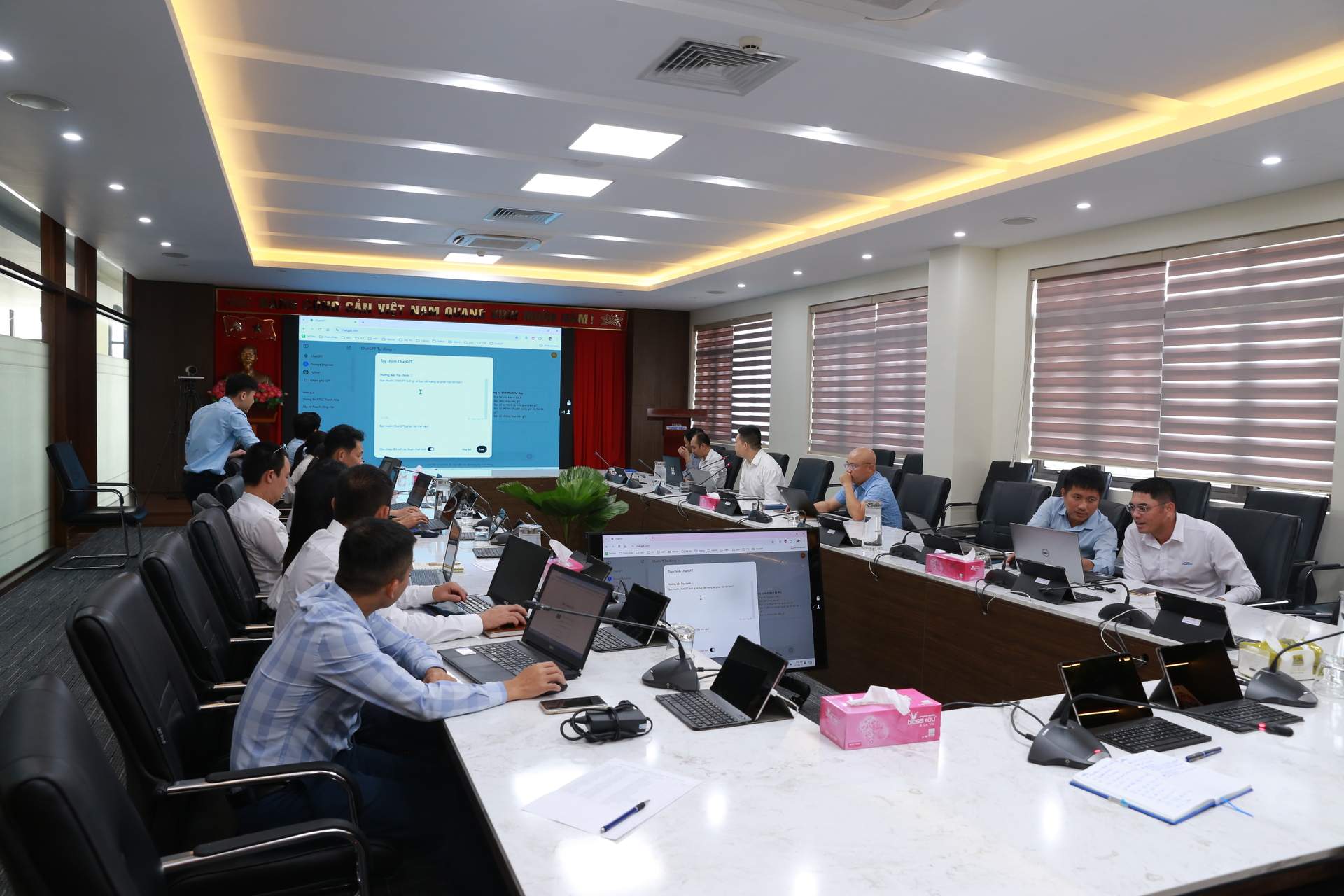 PTSC Thanh Hóa tổ chức khóa đào tạo AI: Nâng cao kỹ năng số - tối ưu hiệu quả công việc