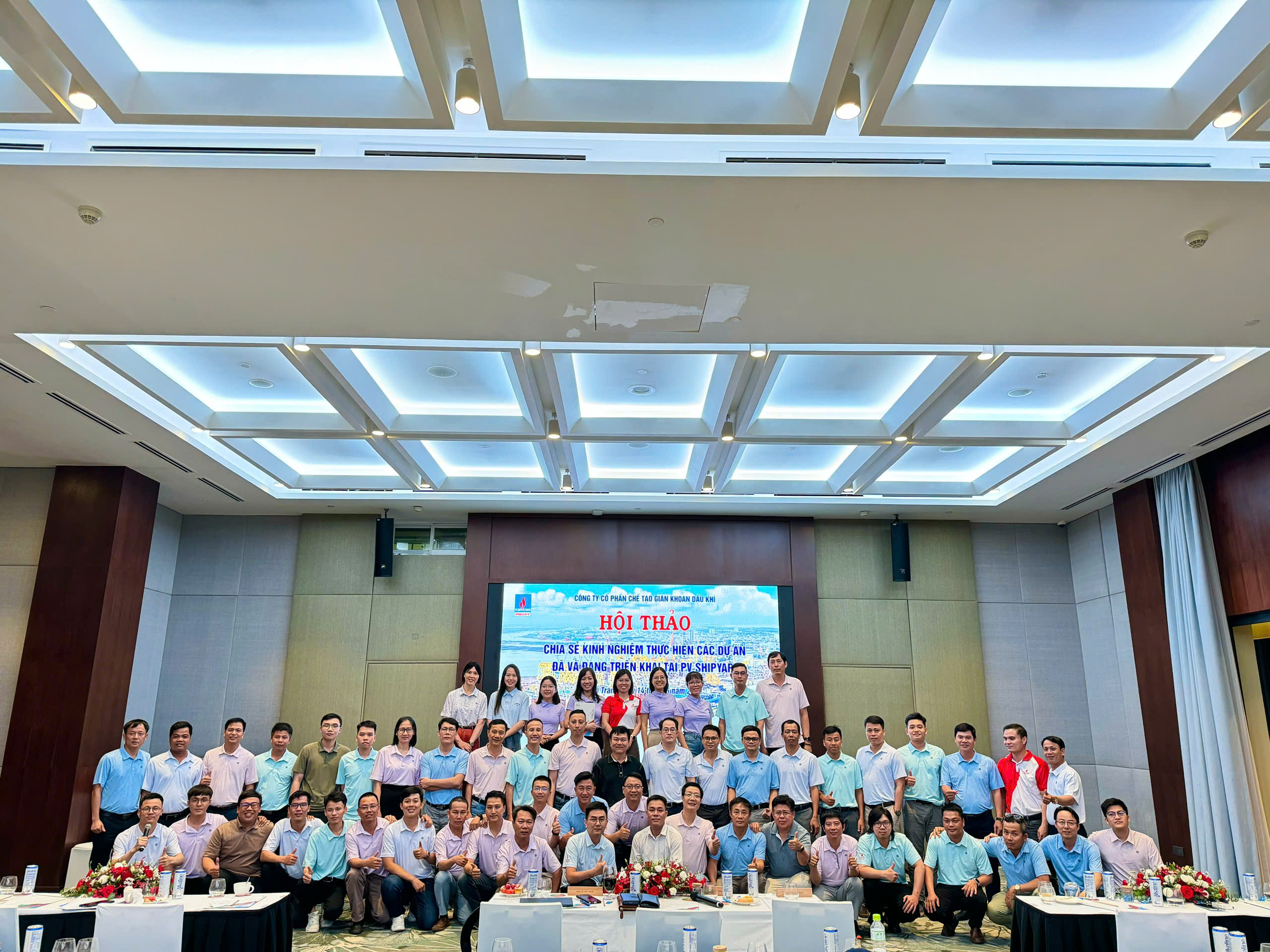 Tổ chức hội thảo chia sẻ kinh nghiệm thực hiện các dự án tại PV Shipyard