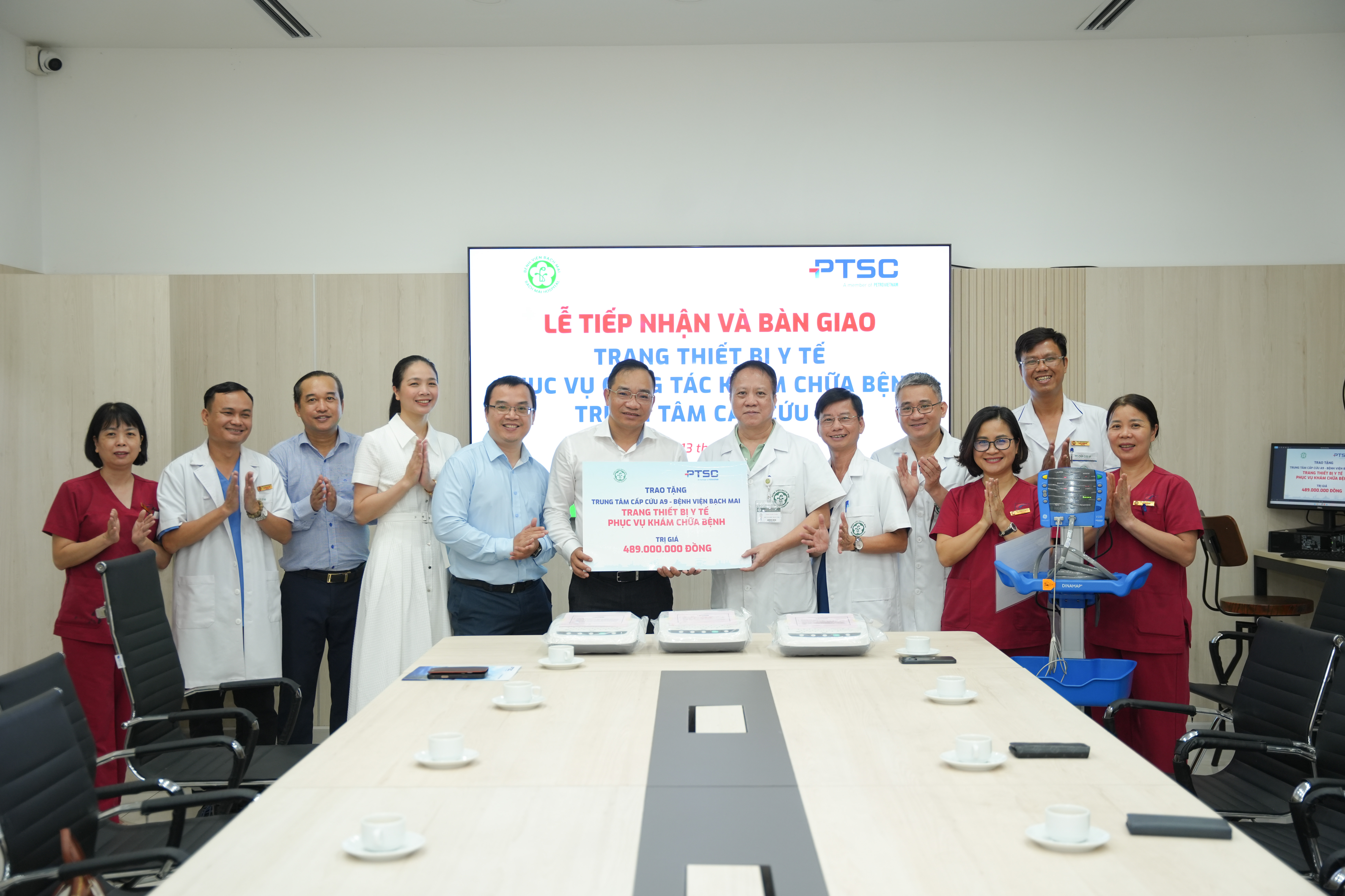 PTSC tiếp tục đồng hành cùng Bệnh viện Bạch Mai vì sức khỏe cộng đồng