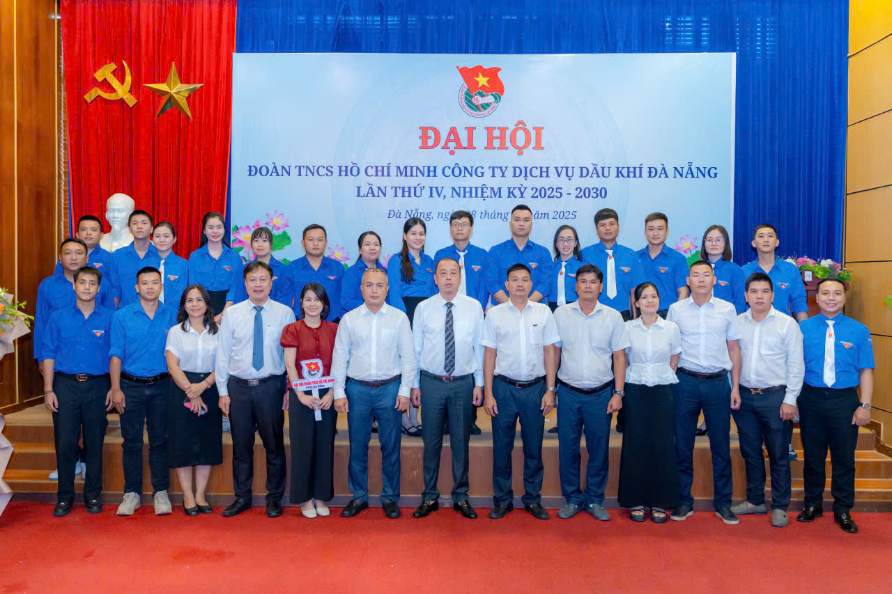 Đại hội Đoàn TNCS Hồ Chí Minh Công ty Dịch vụ Dầu khí Đà Nẵng  Lần thứ IV, nhiệm kỳ 2025-2030