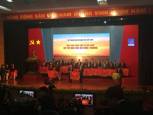 Tổng công ty CP DVKT nhận Cờ thi đua Đơn vị xuất sắc của Bộ Công thương