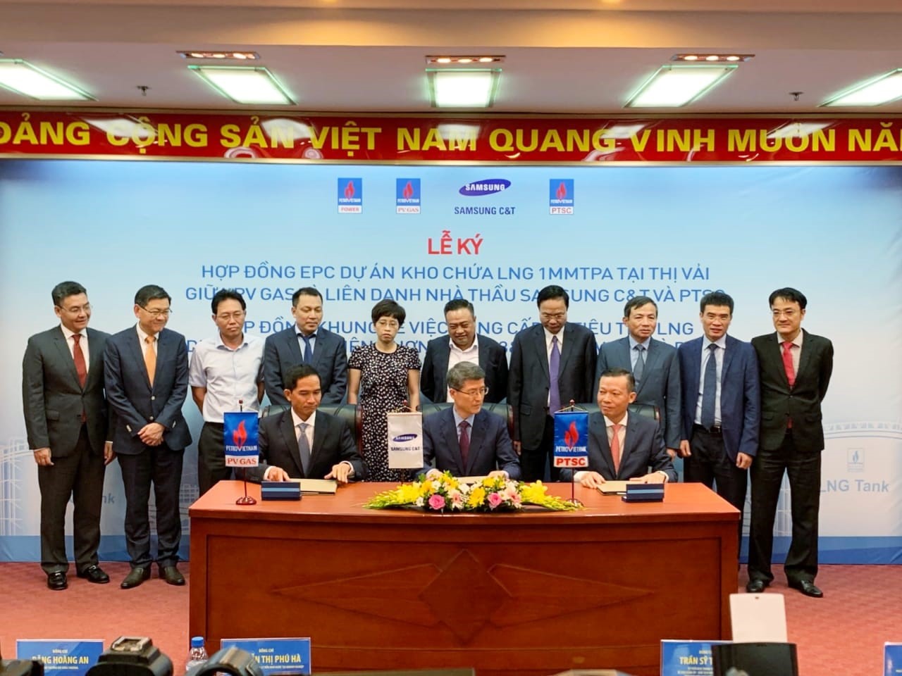 Lễ ký Hợp đồng EPC Dự án Kho chứa LNG Thị Vải