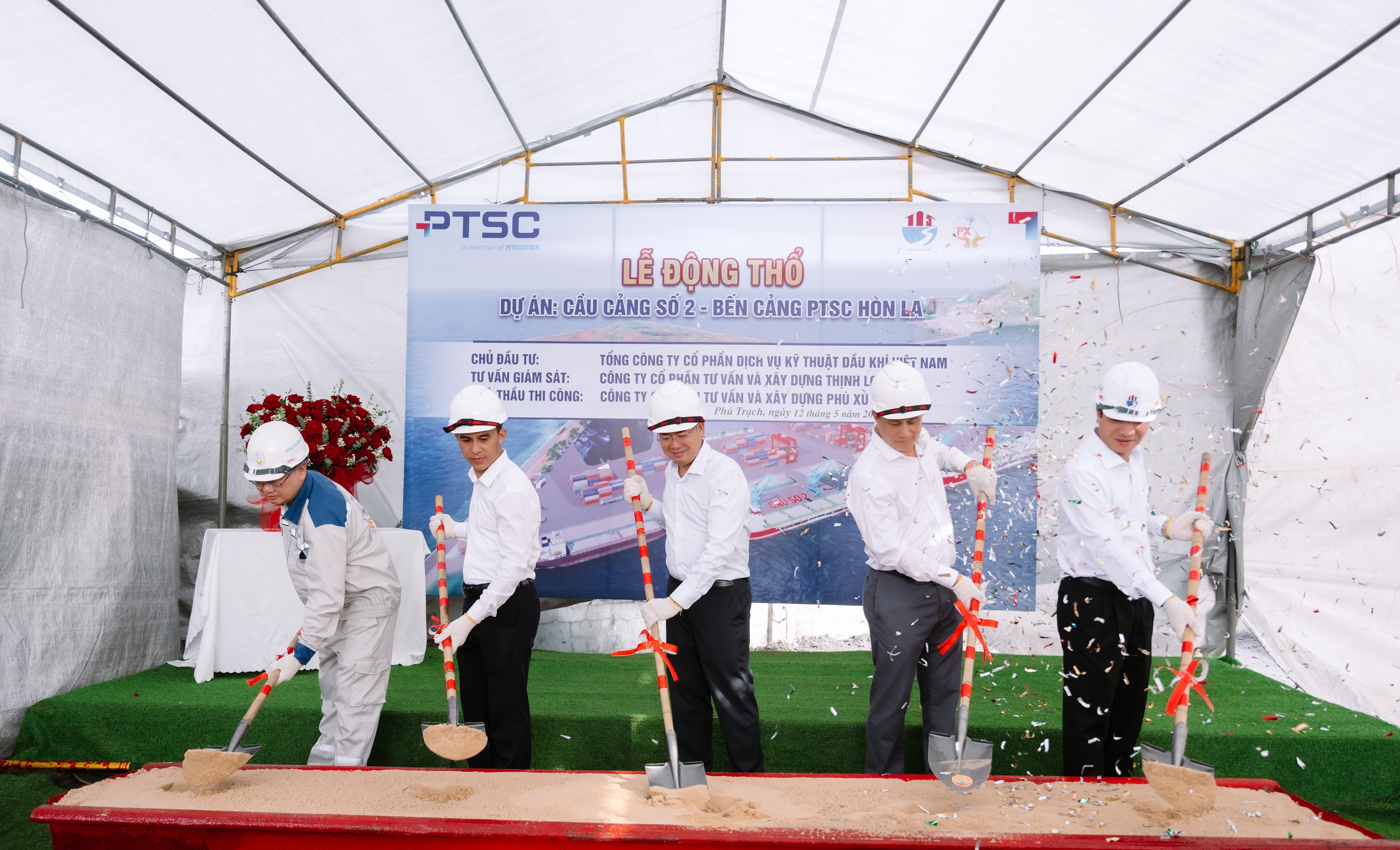 PTSC Miền Trung tổ chức Lễ động thổ dự án Cầu cảng số 2 – Bến cảng PTSC Hòn La