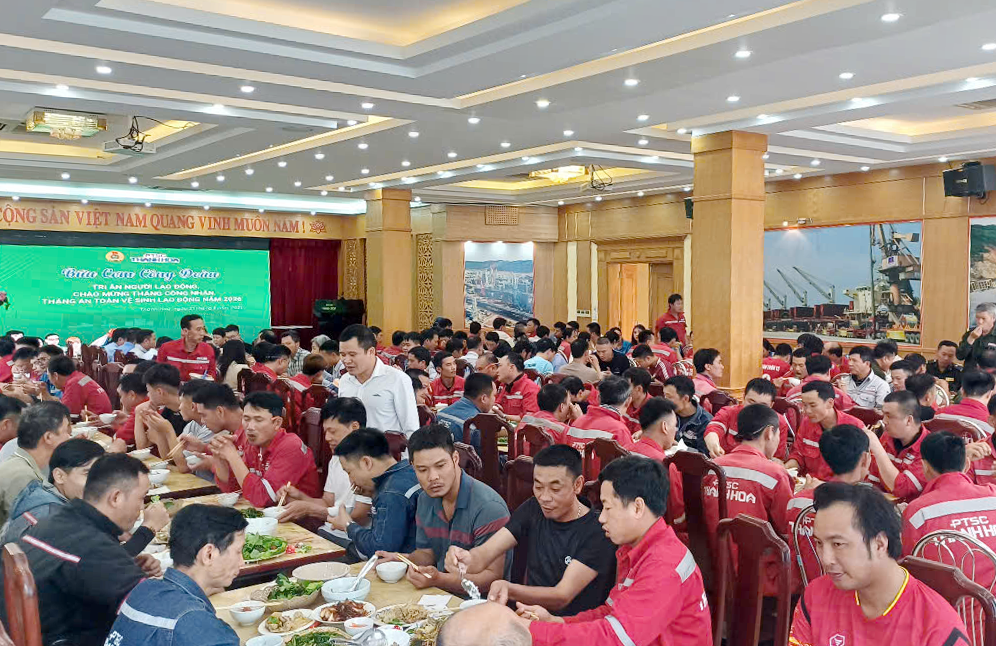 “Bữa cơm Công đoàn” tại PTSC Thanh Hóa – Gắn kết người lao động trên khắp mọi nơi