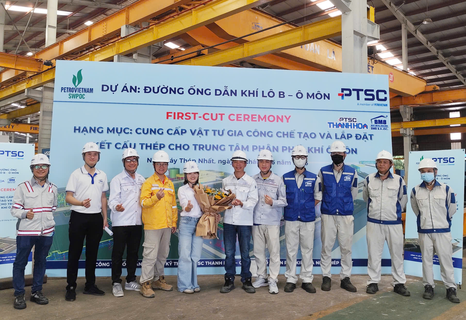 PTSC Thanh Hóa ghi dấu những cột mốc đầu tiên tại Dự án Đường ống dẫn khí Lô B – Ô Môn