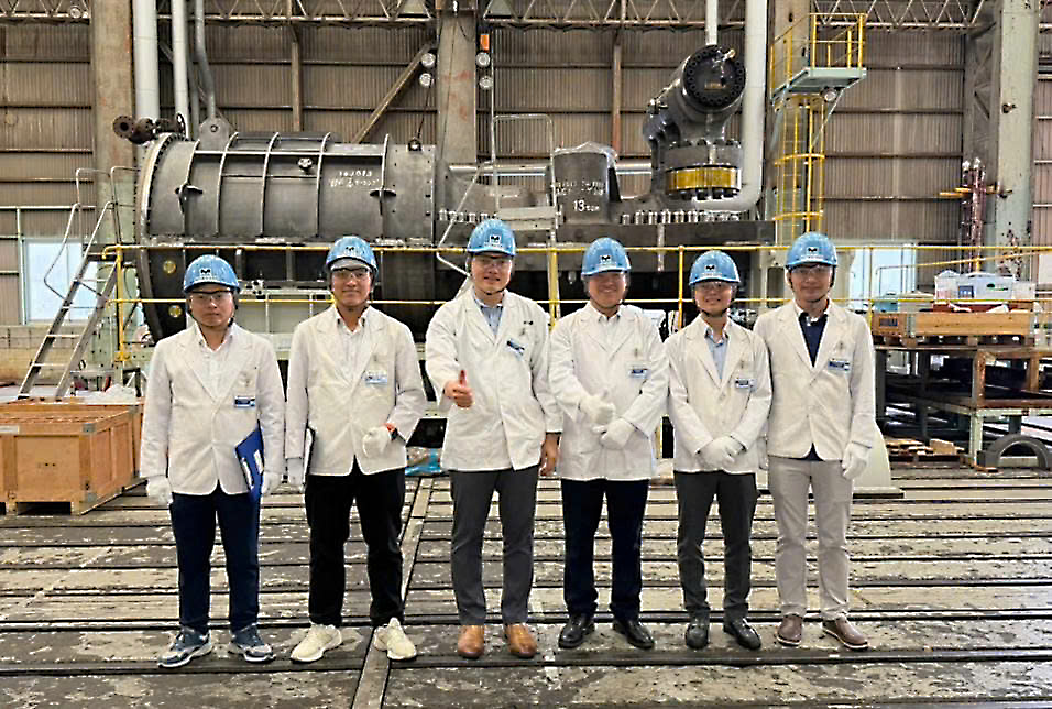 PTSC Thanh Hóa tham gia đoàn đánh giá Speed Balance Test và Over Speed Test Rotor Turbine Dự án STG#3 tại Nhật Bản