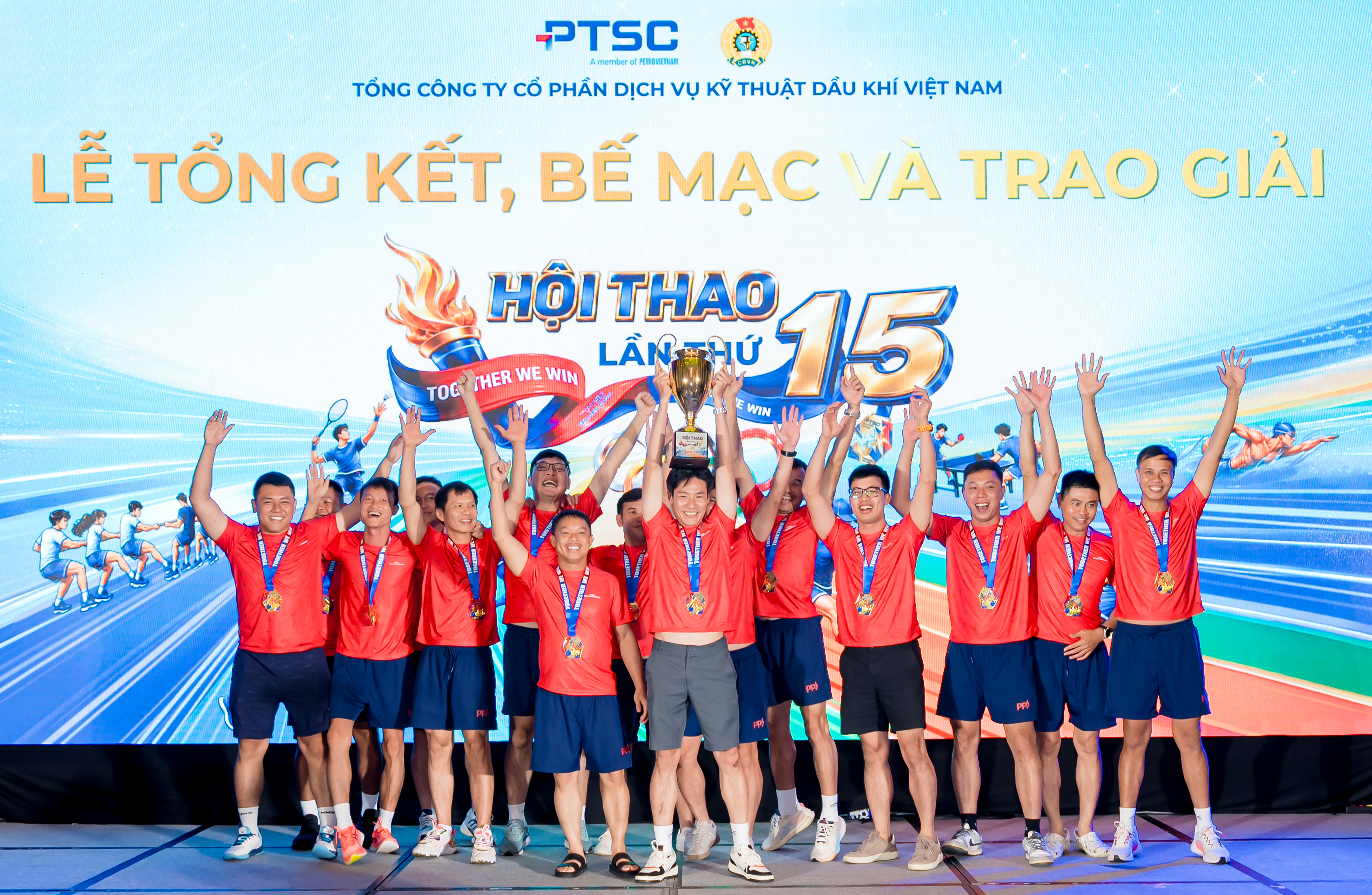 Hội thao PTSC lần thứ 15 – năm 2026: khép lại hành trình tranh tài, lan tỏa tinh thần đoàn kết