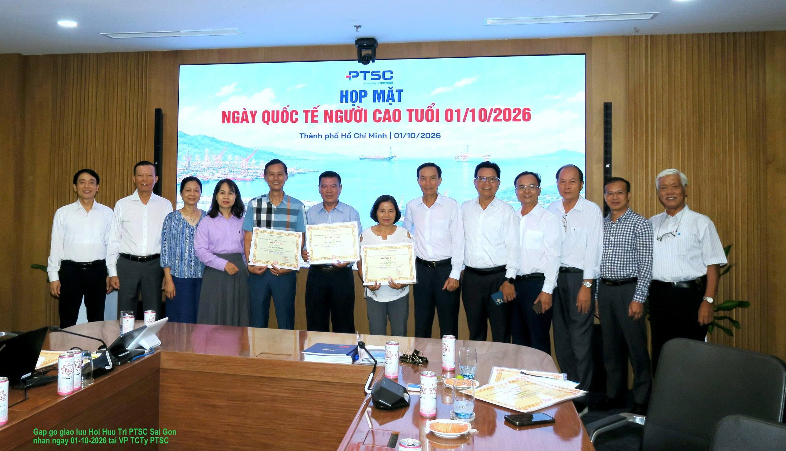 PTSC tổ chức gặp mặt nhân Ngày Quốc tế Người cao tuổi 01/10